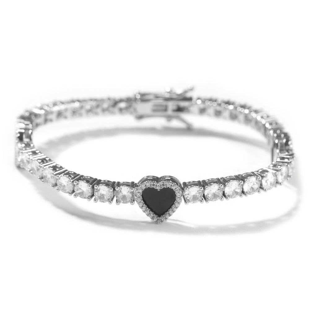 Colorful love tennis chain high-end zircon necklace bracelet - MERGE.DAY.1.FREESTYLE