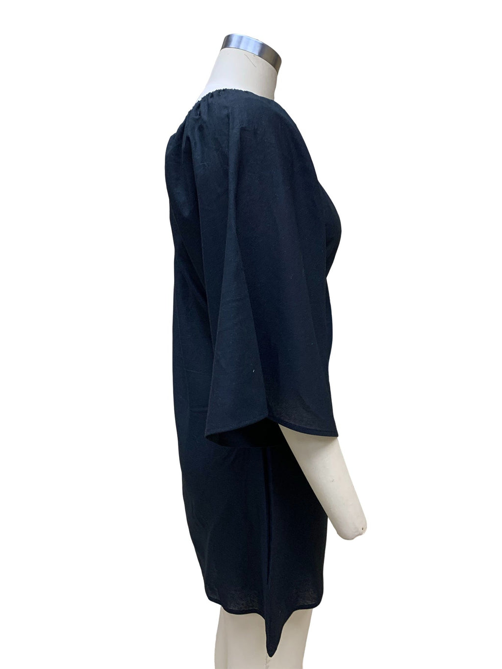 2023 Loose Slim Slanted Shoulder Short Dress - MERGE.DAY.1.FREESTYLE