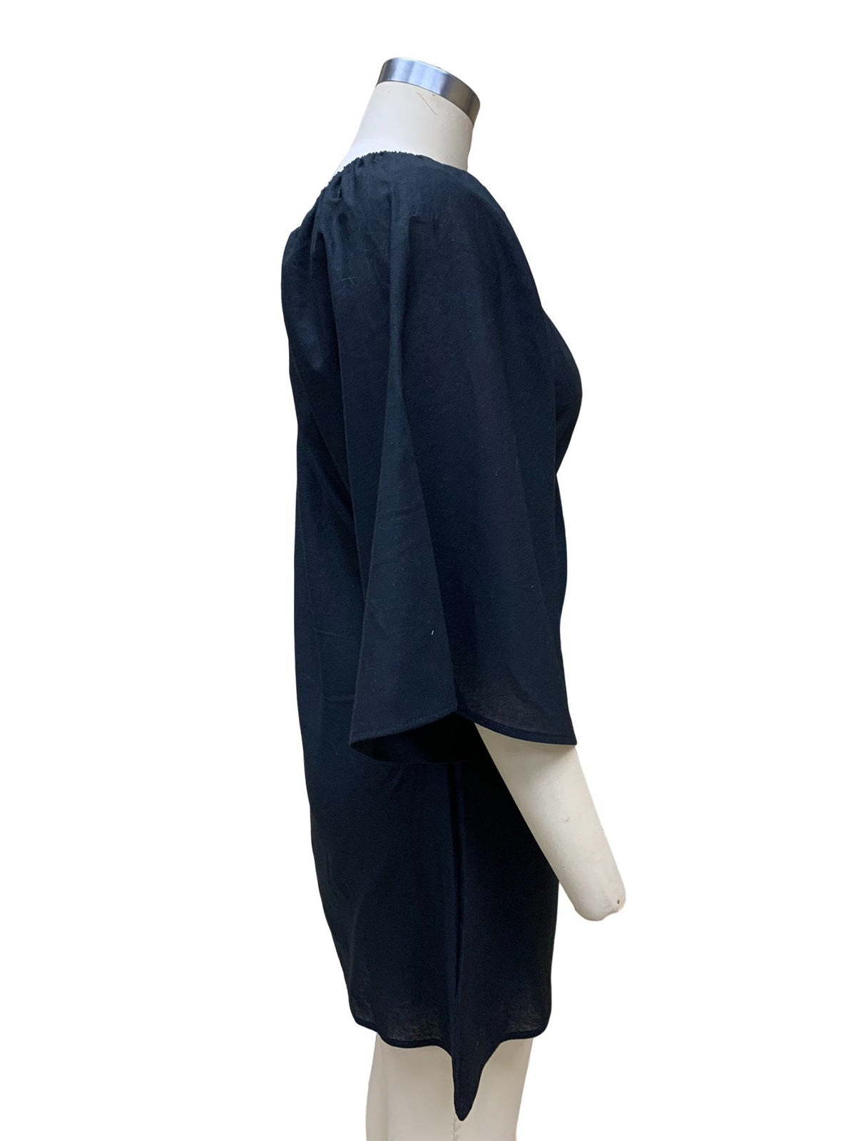 2023 Loose Slim Slanted Shoulder Short Dress - MERGE.DAY.1.FREESTYLE