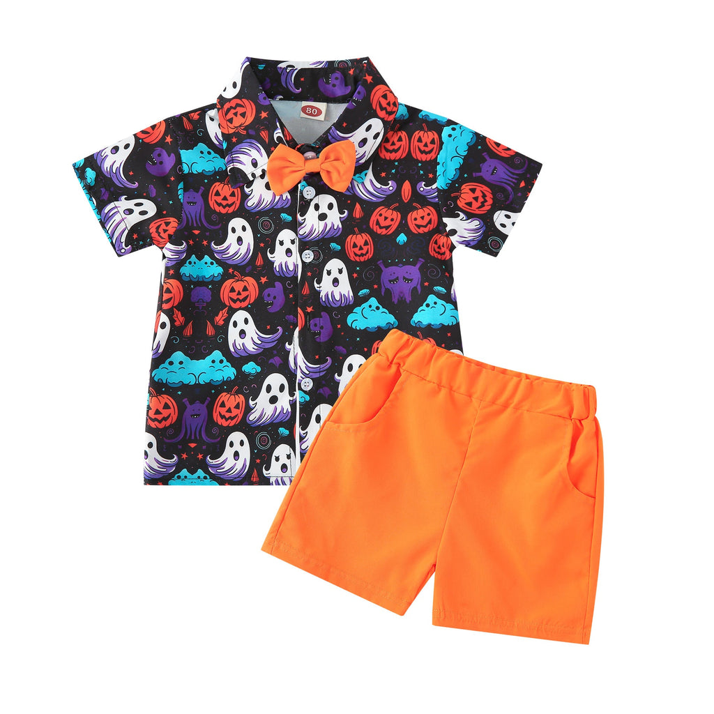 Halloween shirt shorts pumpkin suit - MERGE.DAY.1.FREESTYLE