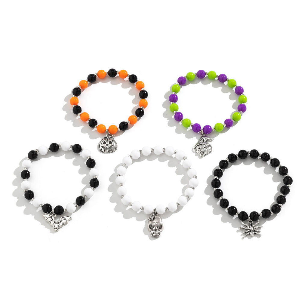 Halloween skull pumpkin bracelet set - MERGE.DAY.1.FREESTYLE