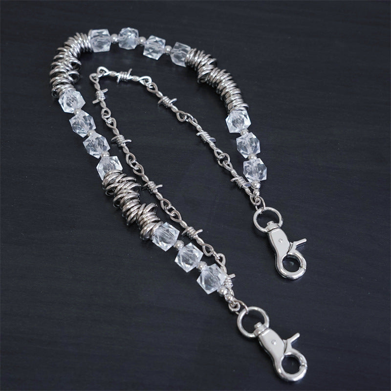 Retro fashion thorn shaped pearl bag chain - MERGE.DAY.1.FREESTYLE