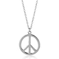 peace sign necklace - MERGE.DAY.1.FREESTYLE