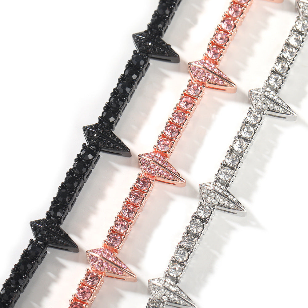 diamond tennis chain Black Panther bracelet - MERGE.DAY.1.FREESTYLE