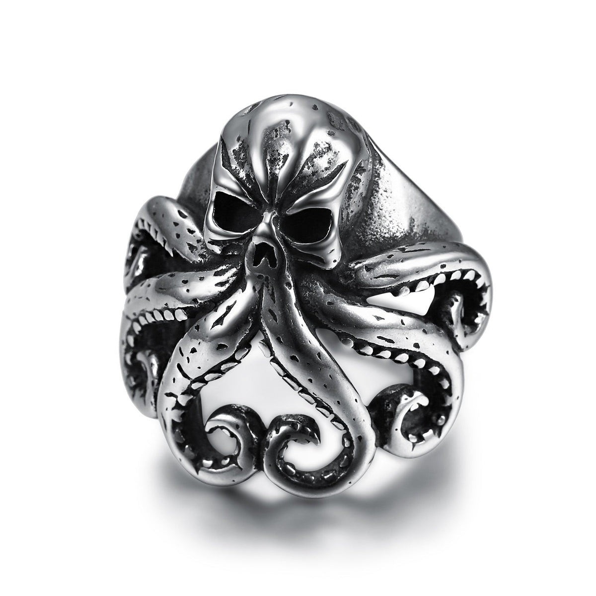 Pirate octopus tentacle punk style ring - MERGE.DAY.1.FREESTYLE