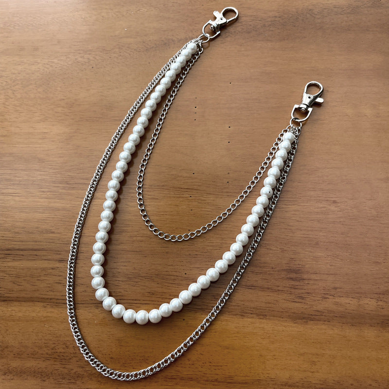 Metal pearl three-layer chain - MERGE.DAY.1.FREESTYLE