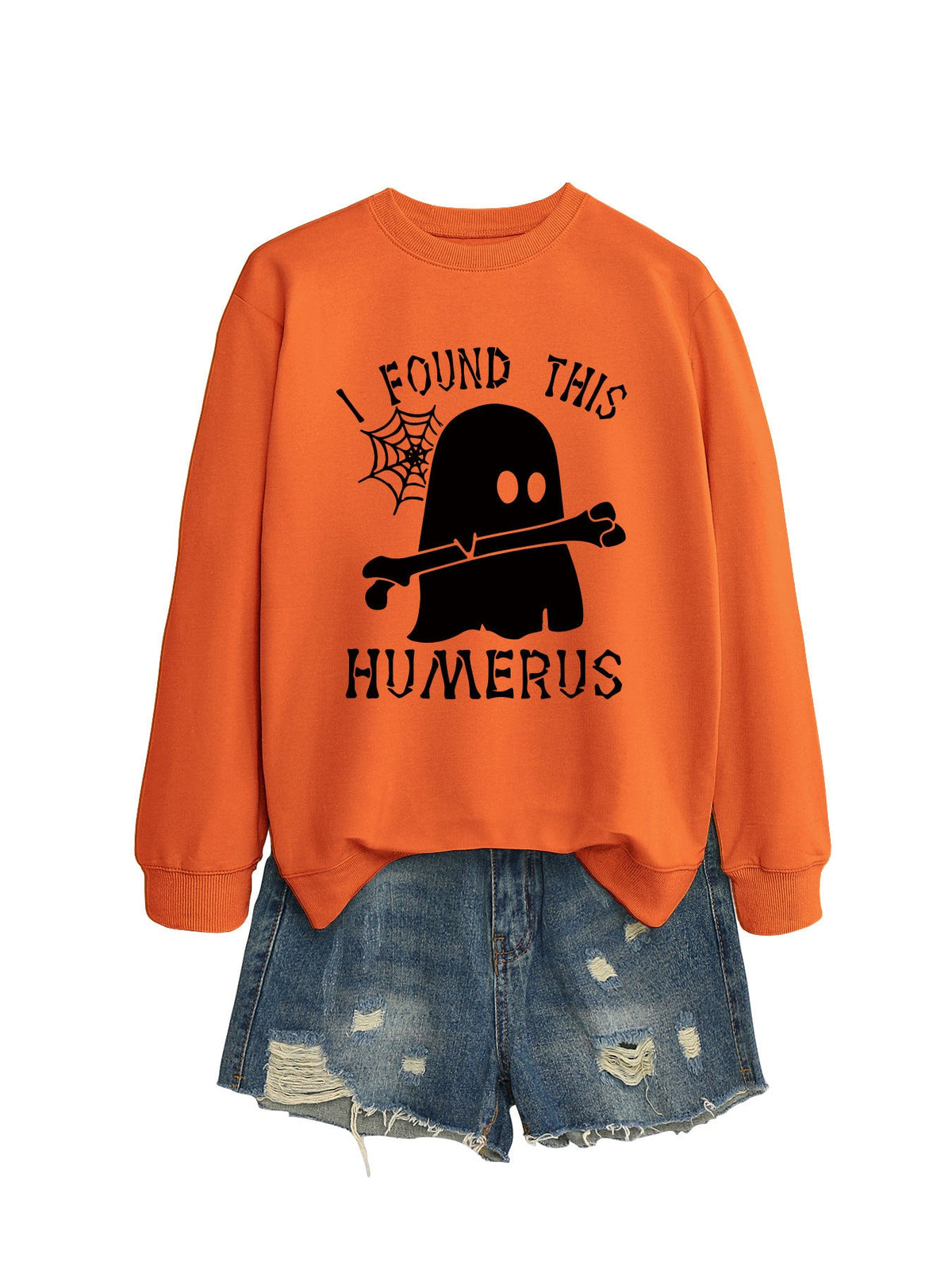 I FOUND THIS HUMERUS round neck loose sweatshirt - MERGE.DAY.1.FREESTYLE