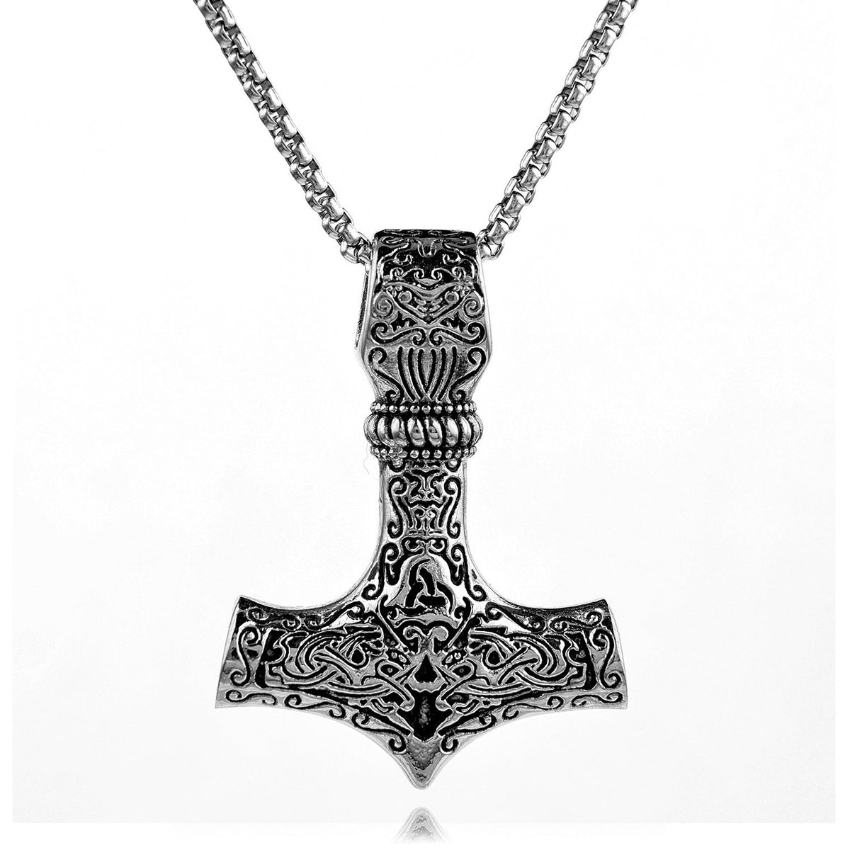 Viking mjolnir necklace - MERGE.DAY.1.FREESTYLE