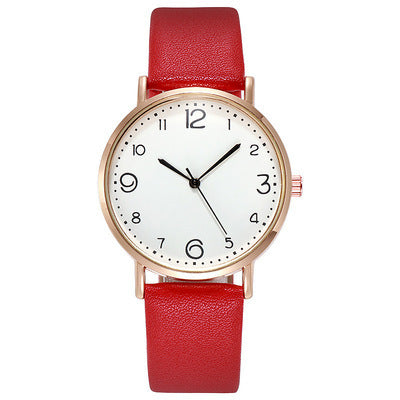 Korean-style, stylish, simple leather strap watches. - MERGE.DAY.1.FREESTYLE