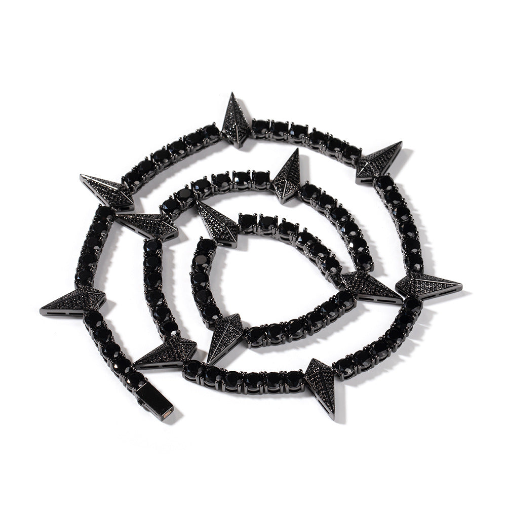 Hip-hop Black Panther zircon tennis chain - MERGE.DAY.1.FREESTYLE