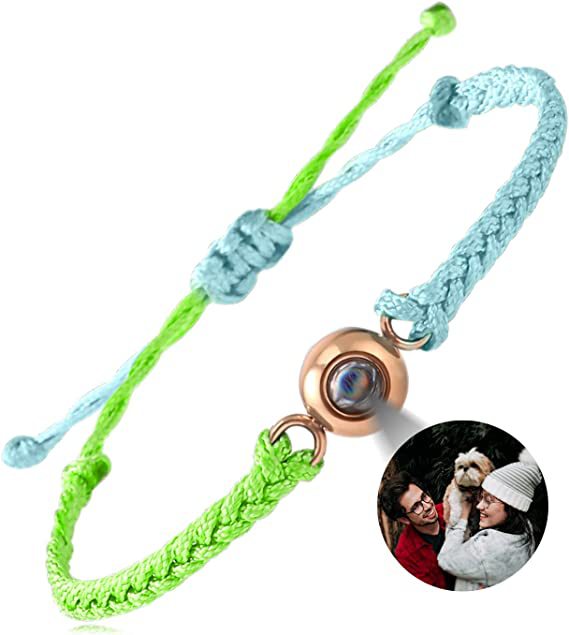 Hand-woven customized color picture personal color photo bracelet - MERGE.DAY.1.FREESTYLE