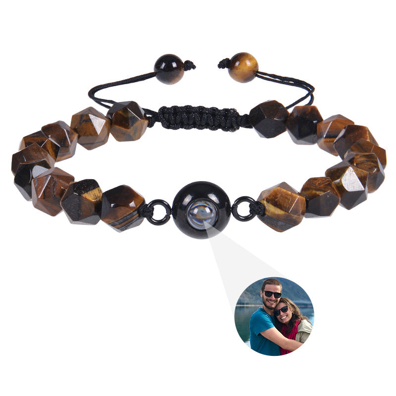 Obsidian Photo projection Customized Bracelet - MERGE.DAY.1.FREESTYLE