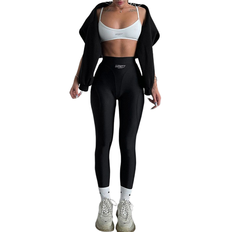 Knitted High Waist Skinny Shark Pants - MERGE.DAY.1.FREESTYLE