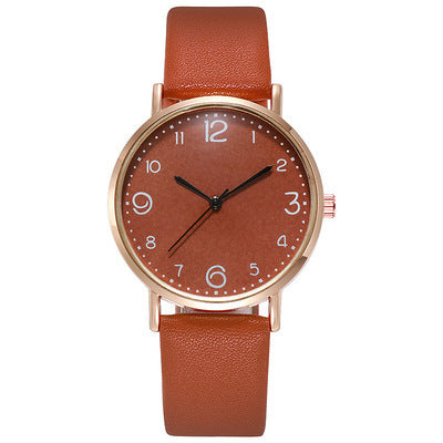 Korean-style, stylish, simple leather strap watches. - MERGE.DAY.1.FREESTYLE