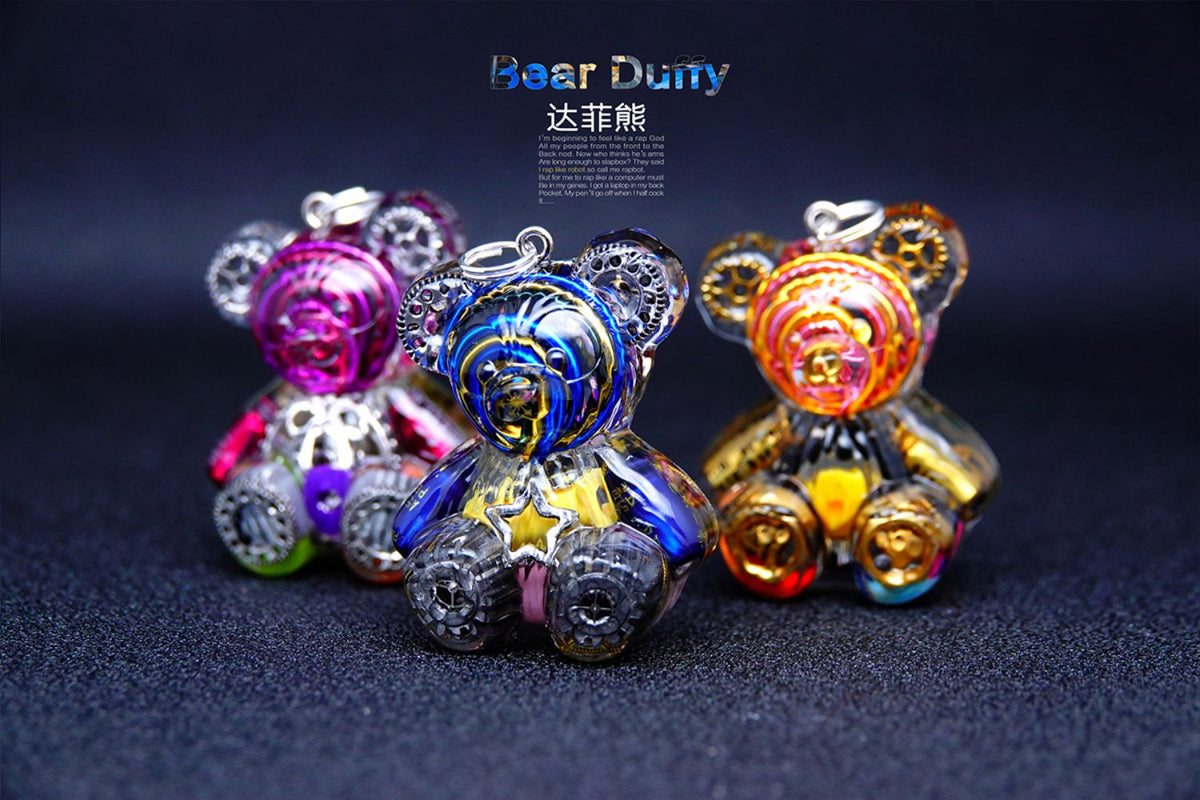 Creative Cyberpunk Duffy Bear Couple Necklace Sweatshirt Pendant - MERGE.DAY.1.FREESTYLE