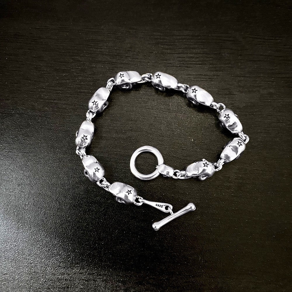Retro and trendy skull bracelet - MERGE.DAY.1.FREESTYLE