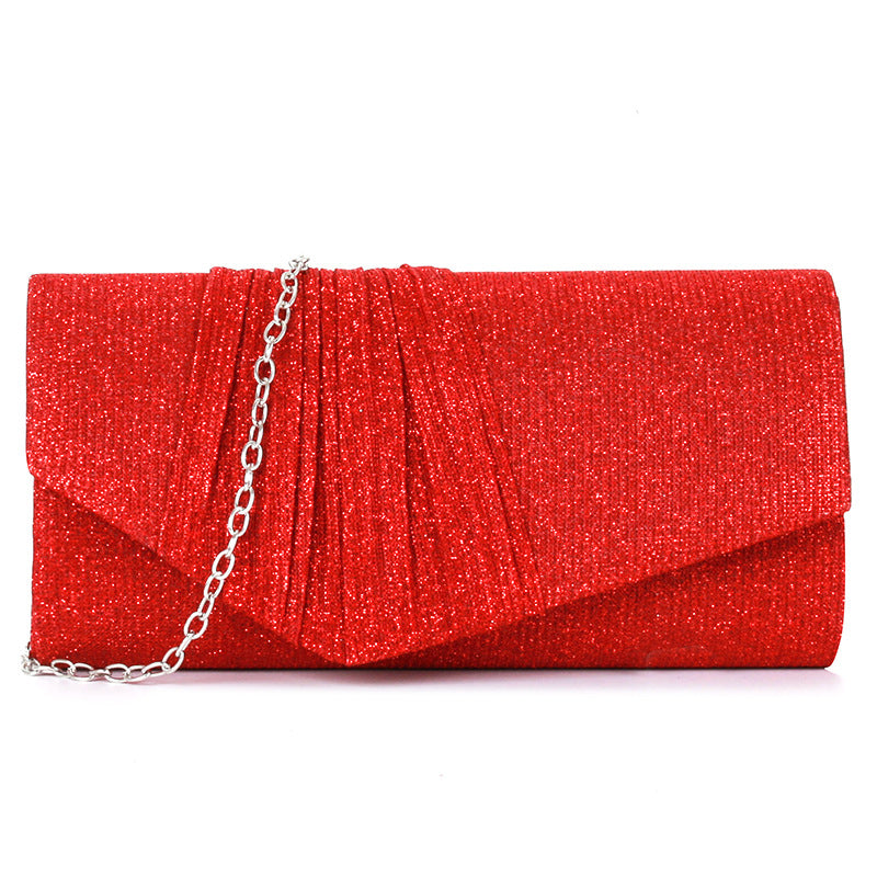 Flash material wrinkle zipper bag cover handbag - MERGE.DAY.1.FREESTYLE