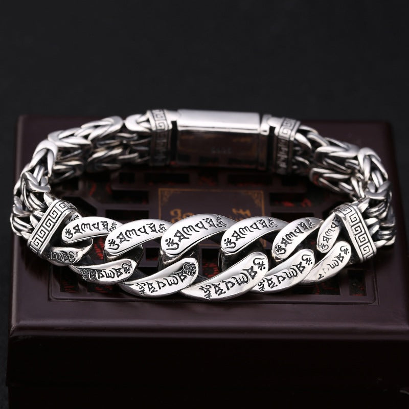 Six-word mantra domineering bracelet - MERGE.DAY.1.FREESTYLE