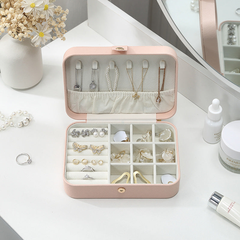 Nine-grid multifunctional portable jewelry box - MERGE.DAY.1.FREESTYLE