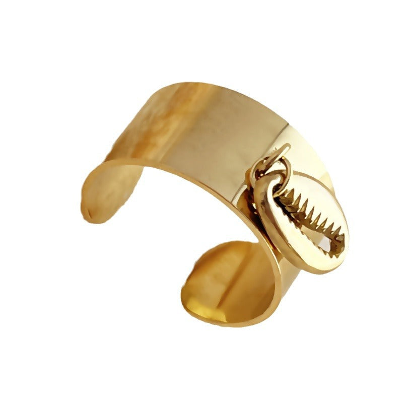 Titanium steel shell open ring - MERGE.DAY.1.FREESTYLE
