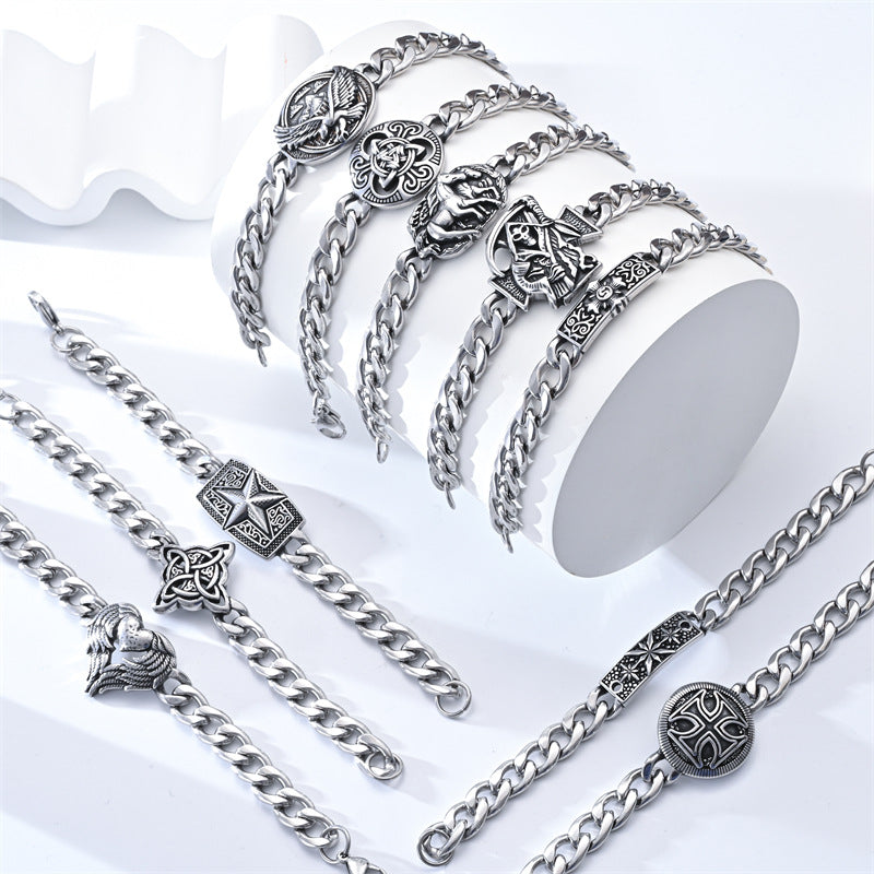 Stainless steel hip-hop thick chain - MERGE.DAY.1.FREESTYLE
