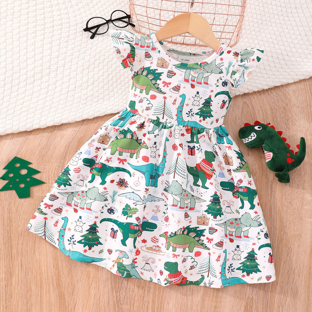 Halloween Christmas children's clothing print dresses - MERGE.DAY.1.FREESTYLE