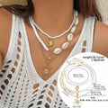starfish necklace shell rice bead gravel necklace - MERGE.DAY.1.FREESTYLE