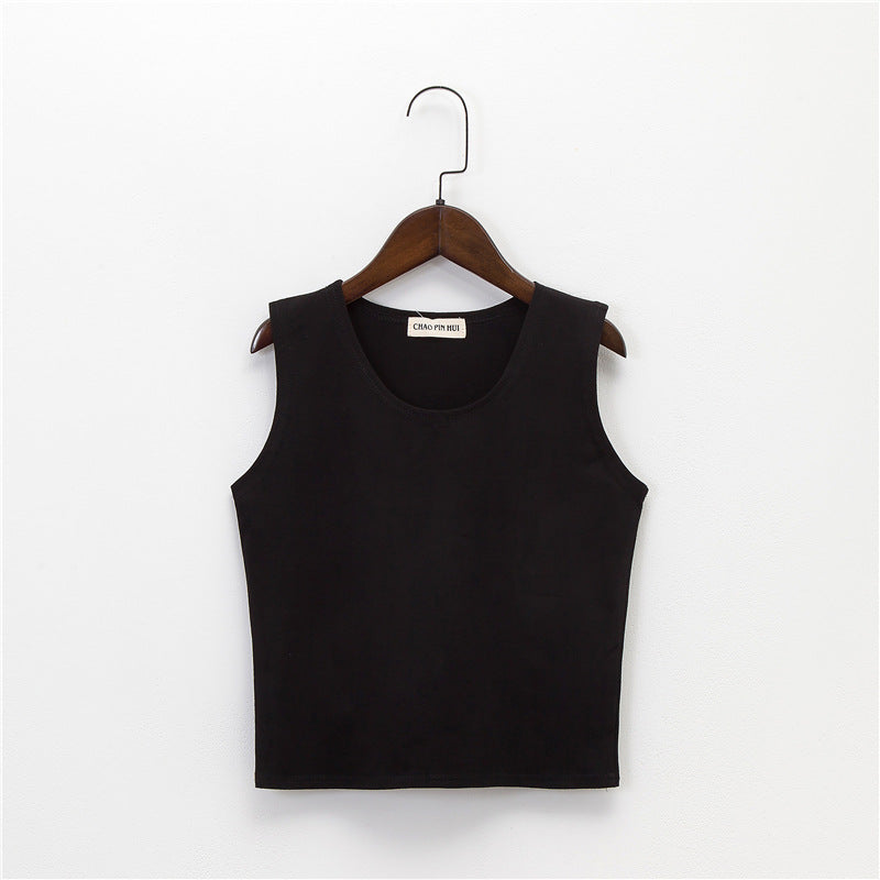 Bottoming sleeveless suspender sports midriff-baring vest - MERGE.DAY.1.FREESTYLE
