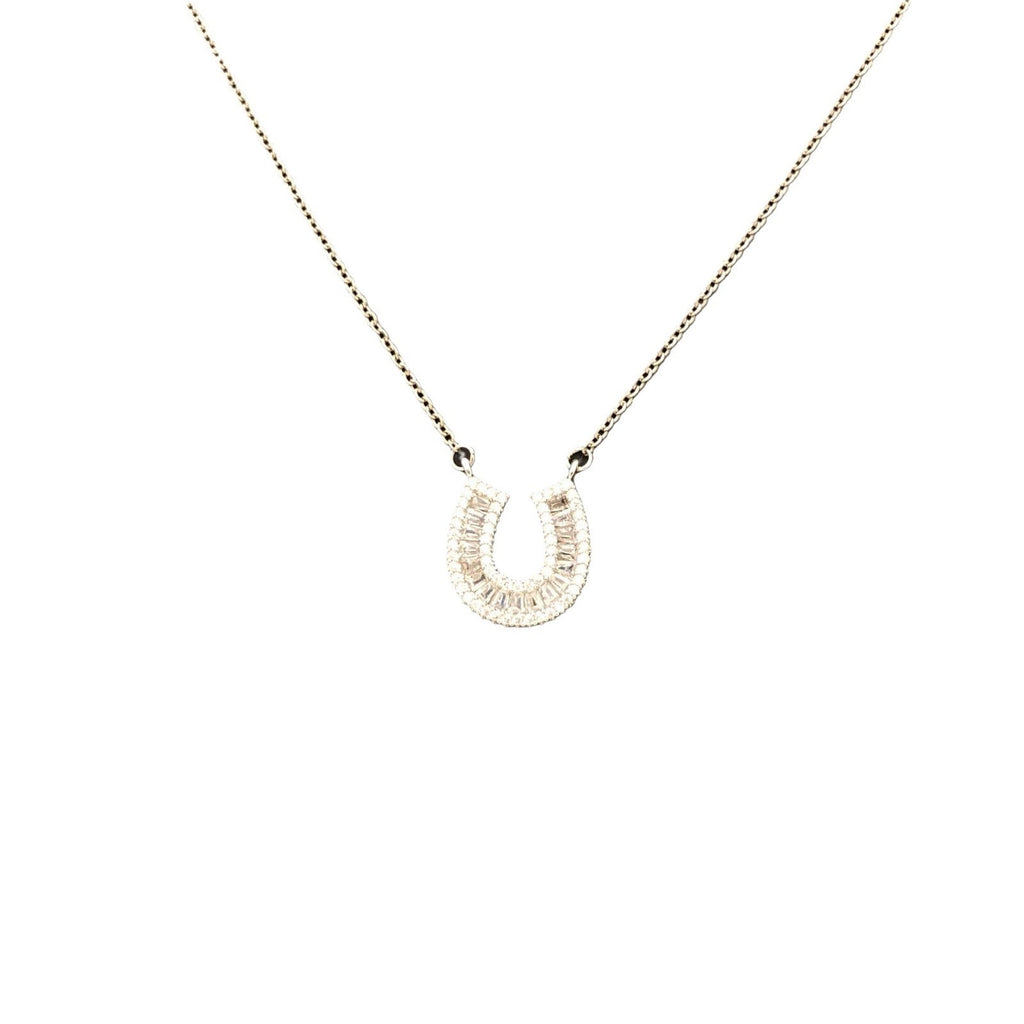 Zircon horseshoe necklace - MERGE.DAY.1.FREESTYLE