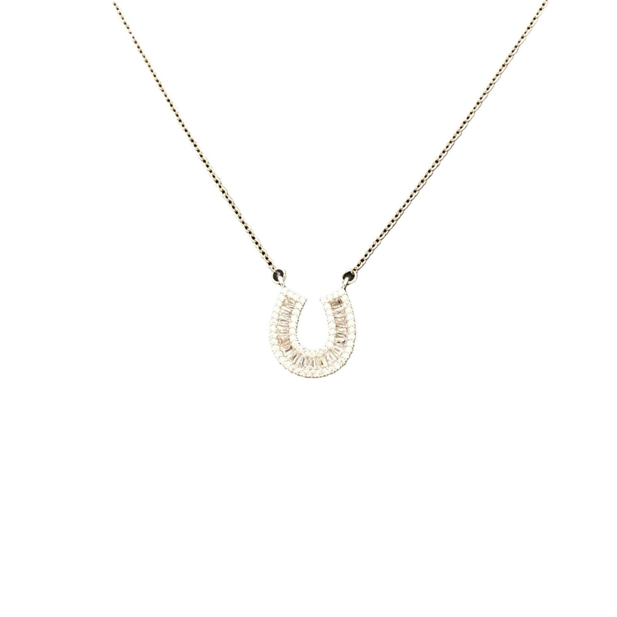 Zircon horseshoe necklace - MERGE.DAY.1.FREESTYLE