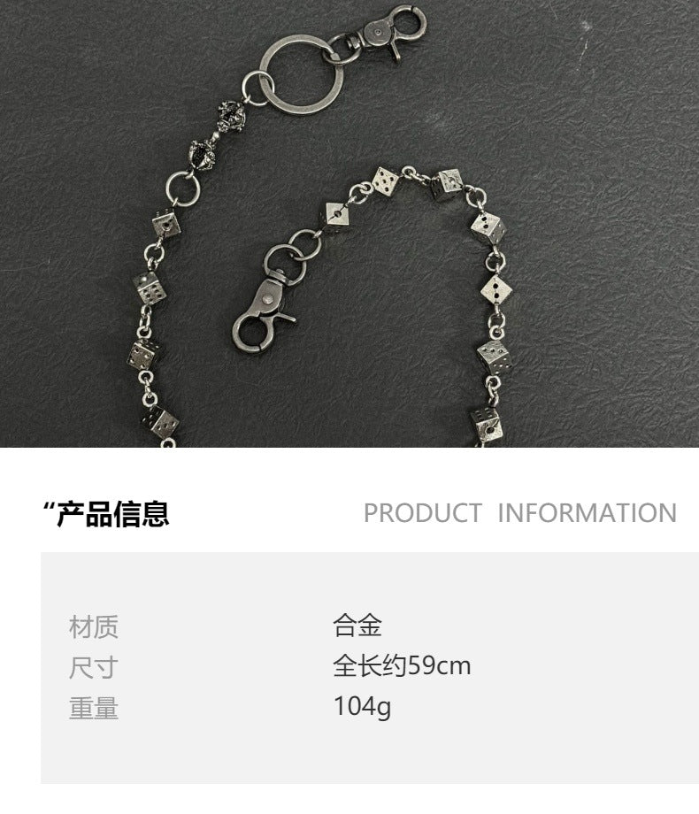 vajra dice metal waist chain - MERGE.DAY.1.FREESTYLE