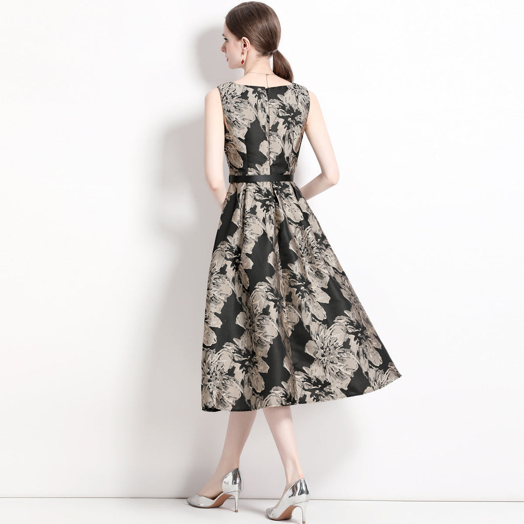 Summer sleeveless floral dress - MERGE.DAY.1.FREESTYLE