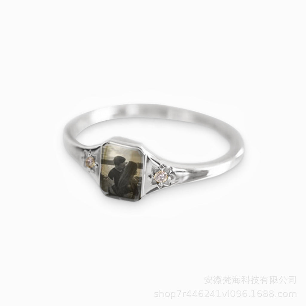 uv color printing birthstone ring - MERGE.DAY.1.FREESTYLE