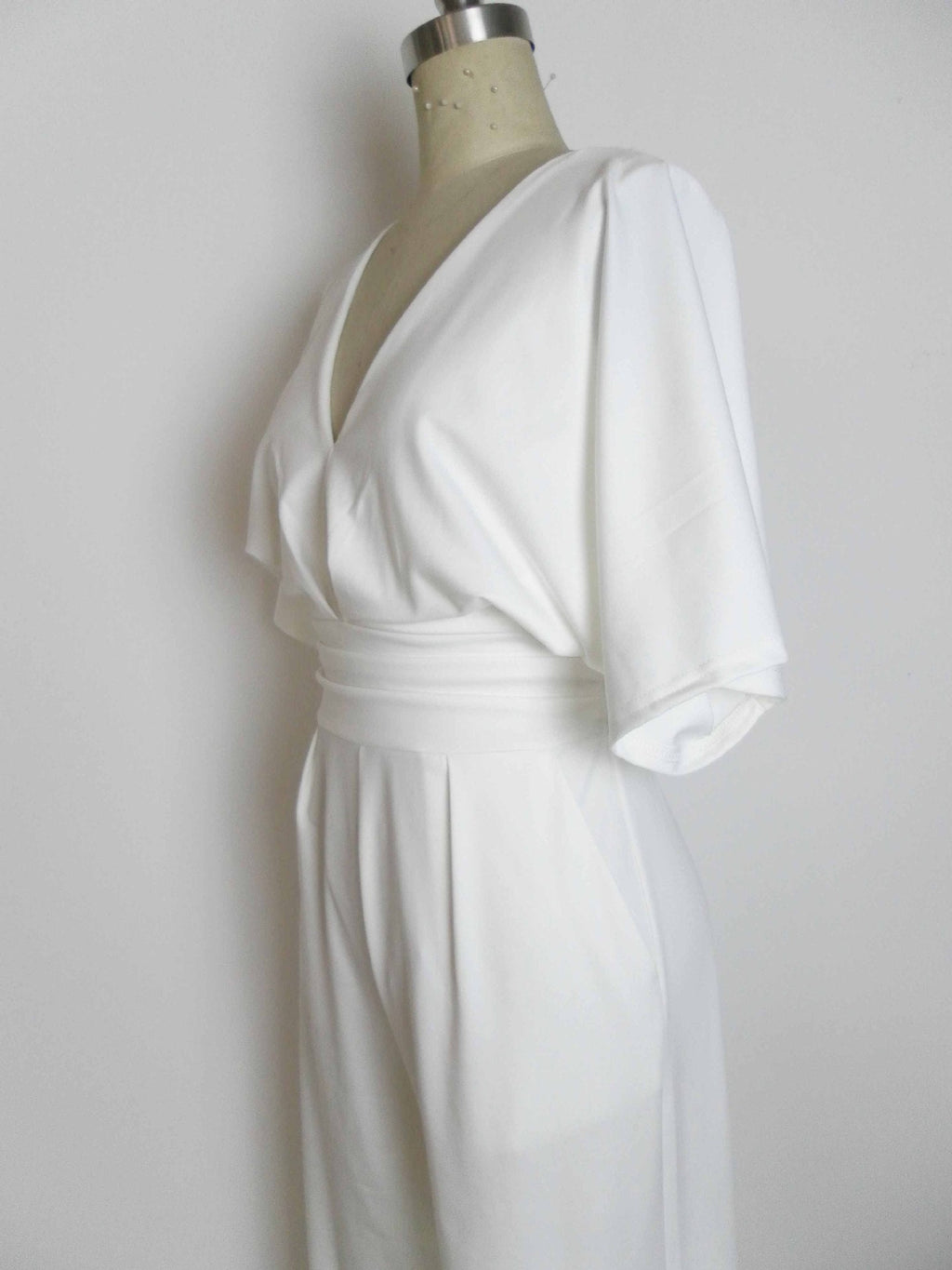 Dress Jumpsuit Explosive Deep V High Waist Wide Leg Trousers - MERGE.DAY.1.FREESTYLE