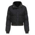 Autumn and winter women's short long-sleeved turtleneck warm jacket - MERGE.DAY.1.FREESTYLE