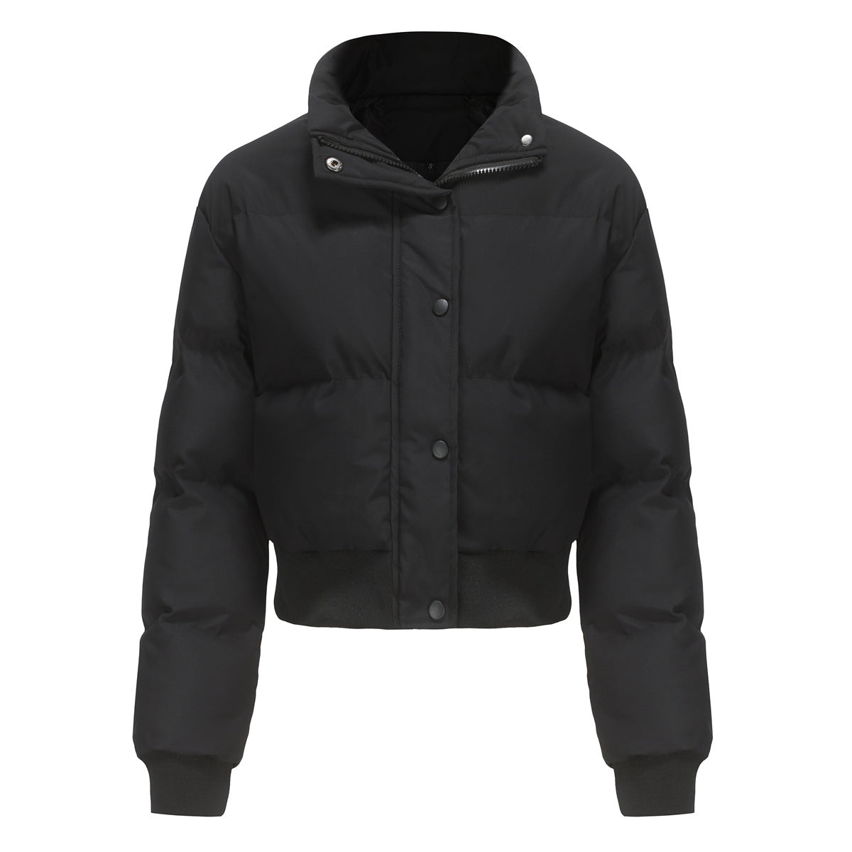 Autumn and winter women's short long-sleeved turtleneck warm jacket - MERGE.DAY.1.FREESTYLE
