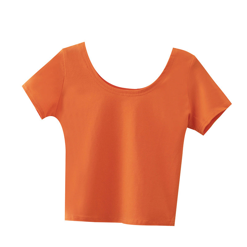 Tight navel-baring short-sleeved women's T-shirt - MERGE.DAY.1.FREESTYLE