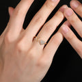 Hip-hop zircon-encrusted 26 English letters ring - MERGE.DAY.1.FREESTYLE