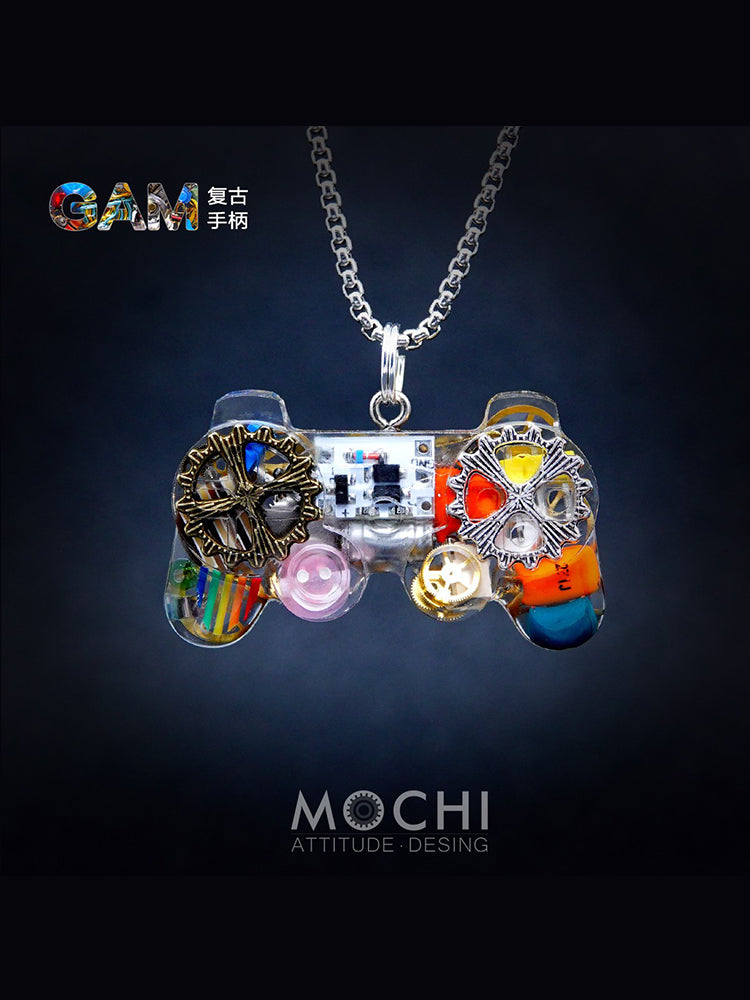 Original Cyberpunk Retro Industrial Wind Necklace Hip Hop Gamepad Pendant - MERGE.DAY.1.FREESTYLE