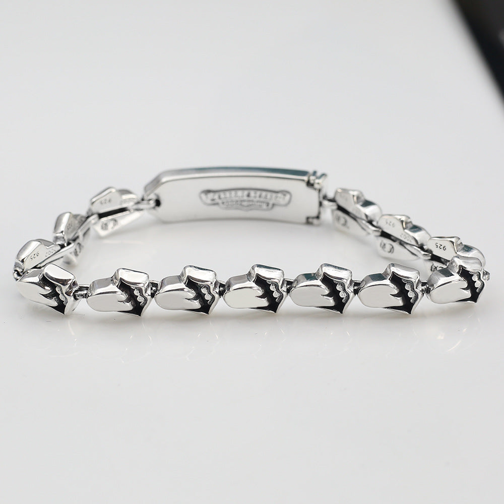 Rolling Stone Tongue Patchwork Bracelet - MERGE.DAY.1.FREESTYLE
