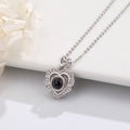 Full Diamond Love Projection Necklace Photo Custom Pendant - MERGE.DAY.1.FREESTYLE