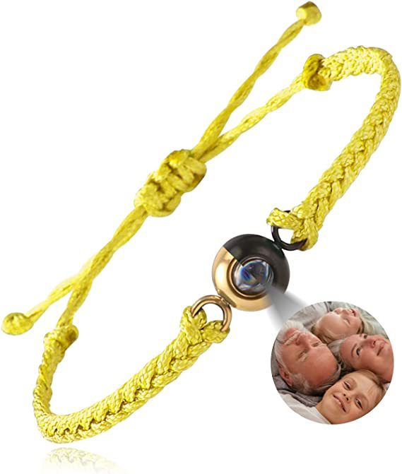 Hand-woven customized color picture personal color photo bracelet - MERGE.DAY.1.FREESTYLE