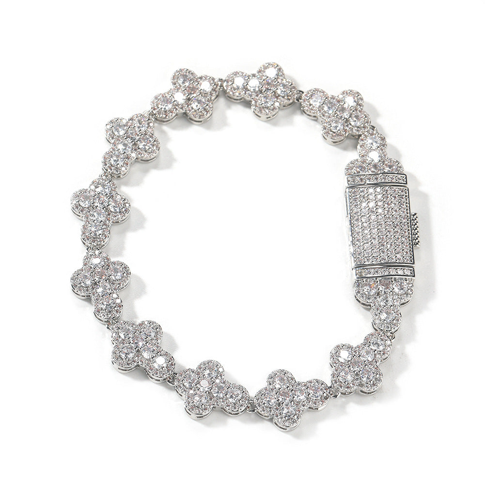 diamond necklace cross moissanite chain - MERGE.DAY.1.FREESTYLE