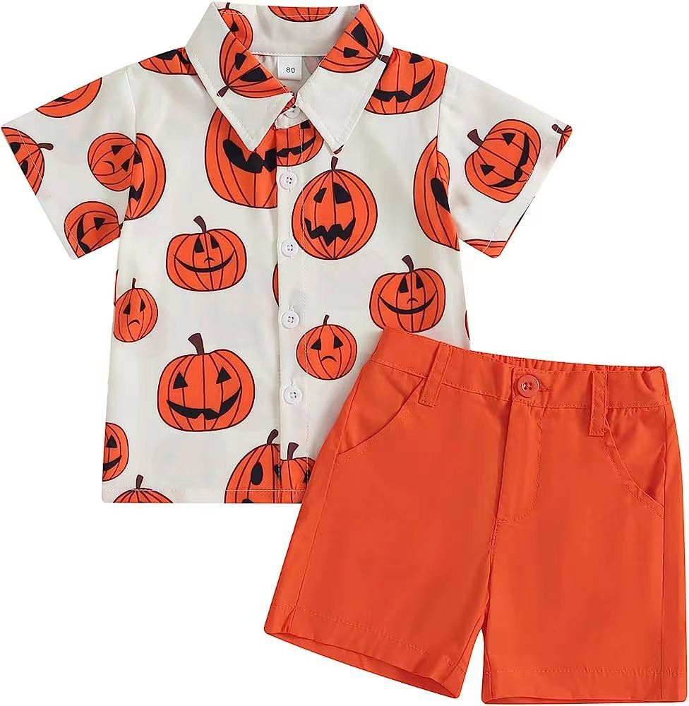 Halloween shirt shorts pumpkin suit - MERGE.DAY.1.FREESTYLE