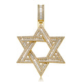 star of david necklace diamond pendant - MERGE.DAY.1.FREESTYLE
