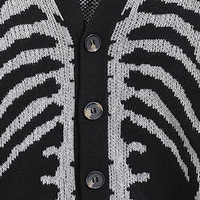 Halloween knitted cardigan sweater - MERGE.DAY.1.FREESTYLE