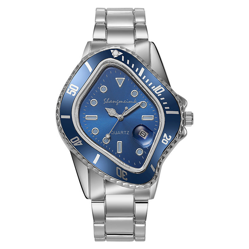 Twisted Submariner Set Alloy Steel Band Waterproof Casual Watch - MERGE.DAY.1.FREESTYLE