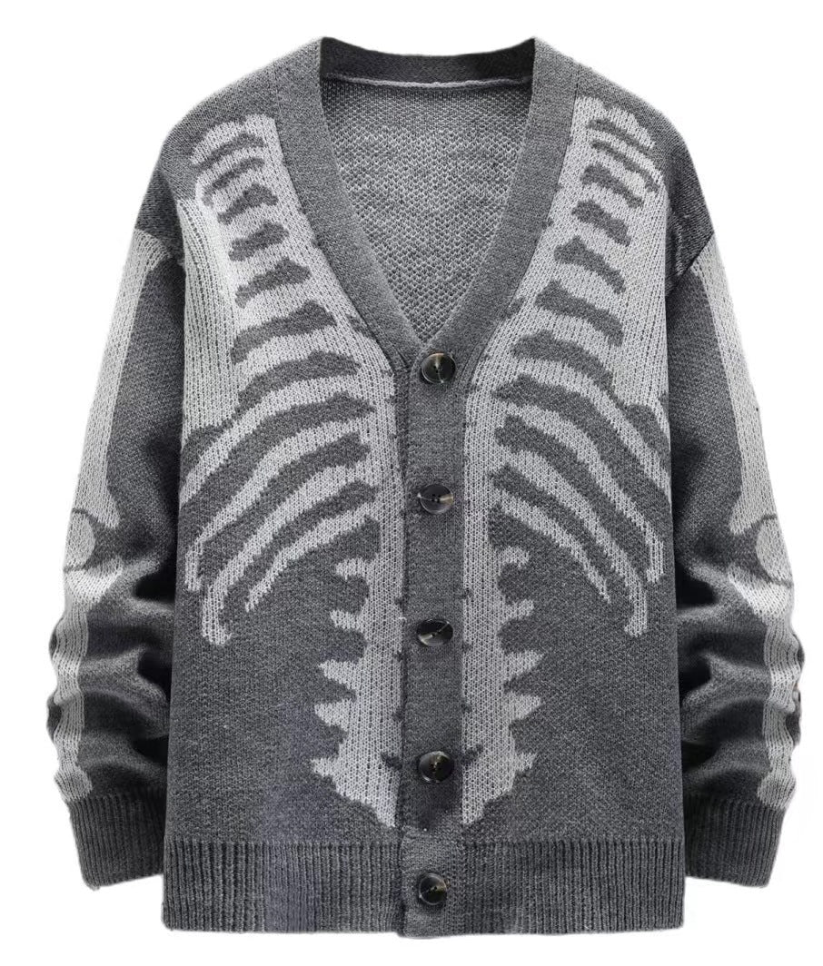 Halloween knitted cardigan sweater - MERGE.DAY.1.FREESTYLE