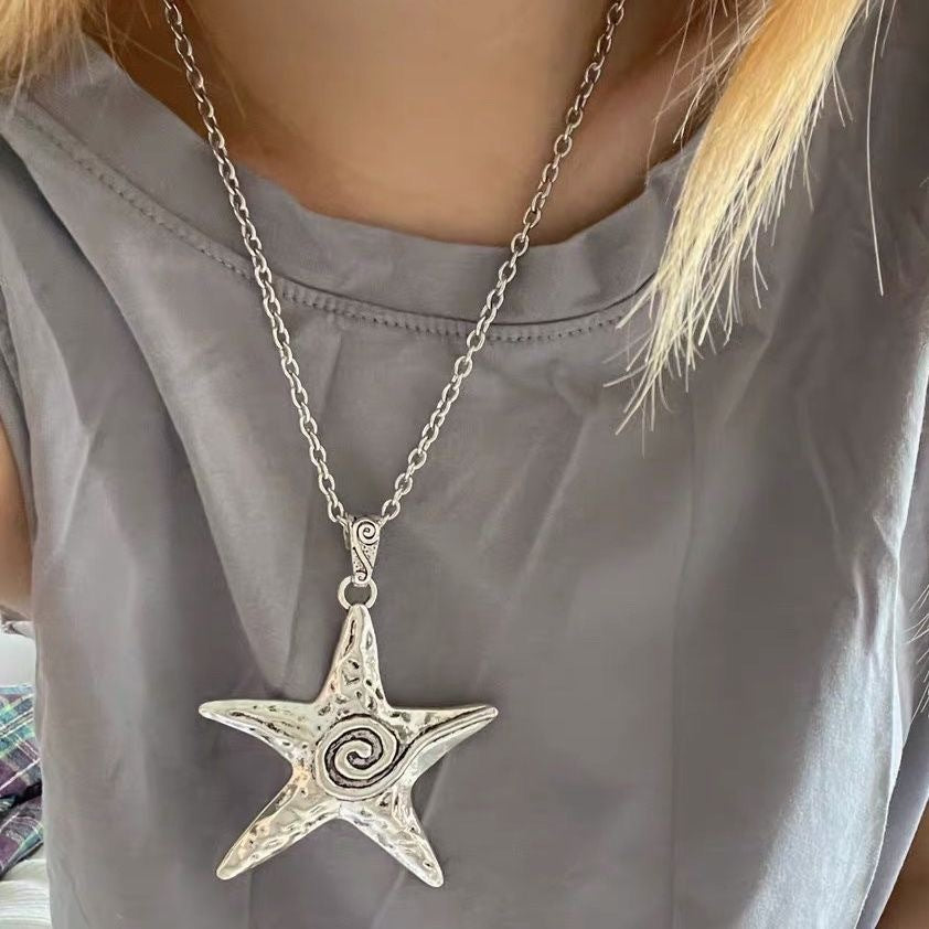 starfish spiral retro necklace - MERGE.DAY.1.FREESTYLE