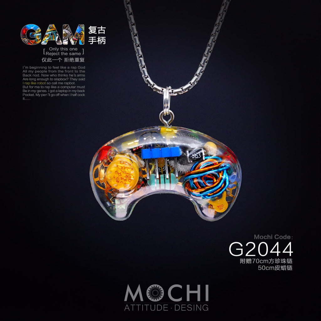Original Cyberpunk Retro Industrial Wind Necklace Hip Hop Gamepad Pendant - MERGE.DAY.1.FREESTYLE
